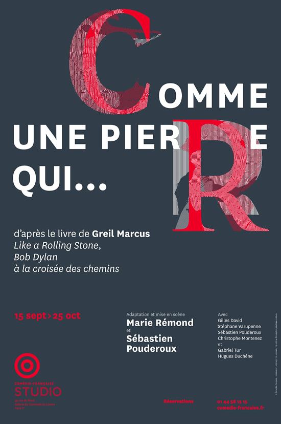 Comme une pierre qui… - Affiche