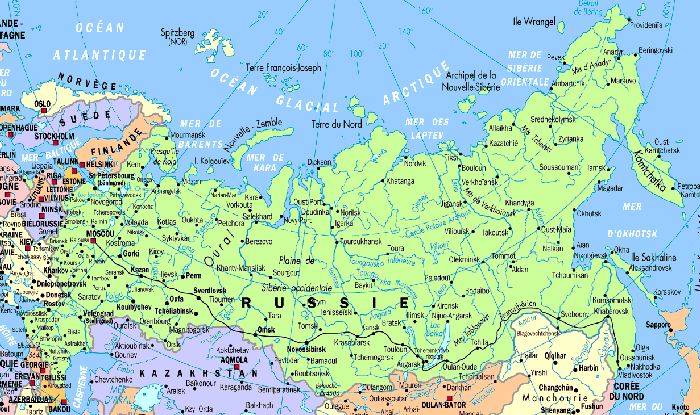 Résultat d’images pour russie carte