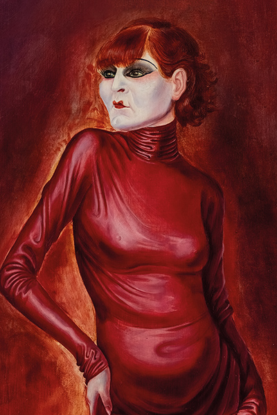 Otto Dix, « Bildnis der Tänzerin Anita Berber » 1925 (détail) © Sammlung Landesbank Baden-Württemberg im Kunstmuseum Stuttgart.
Photo : Frank Kleinbac